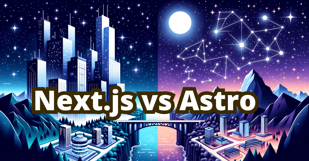 Next.js vs Astro: Static Site Generation Battle