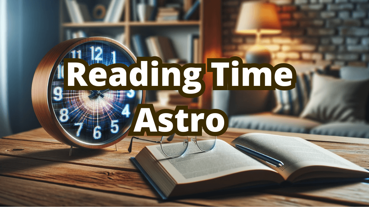 Add reading time in Astro